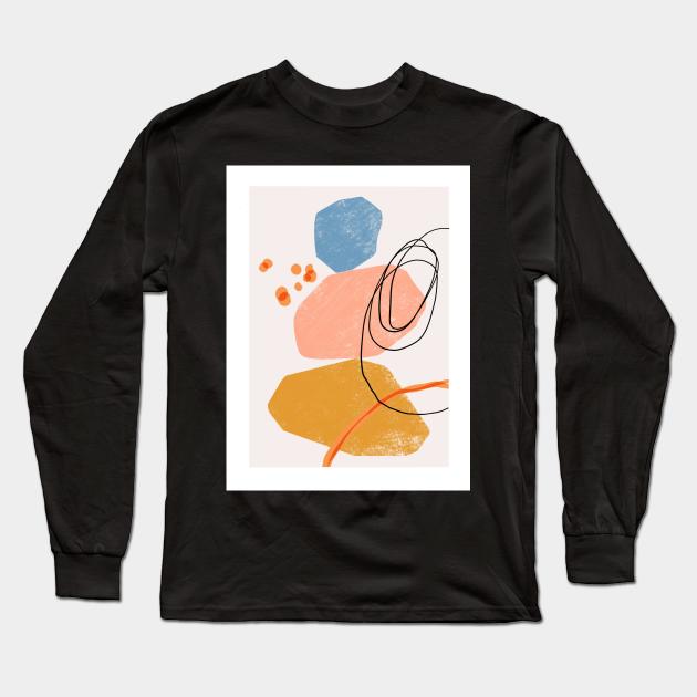 May Abstract Long Sleeve T-Shirt by Megan Roy